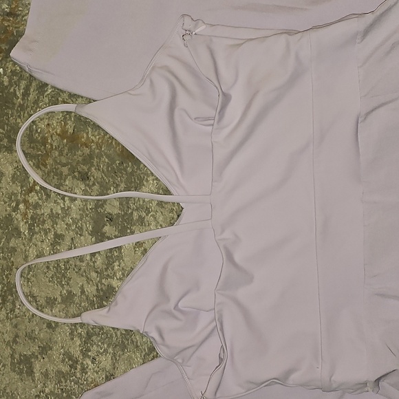 Halara Breezeful Backless Side Invisible Zipper Pocket Wide Leg Sz Large - Picture 9 of 14